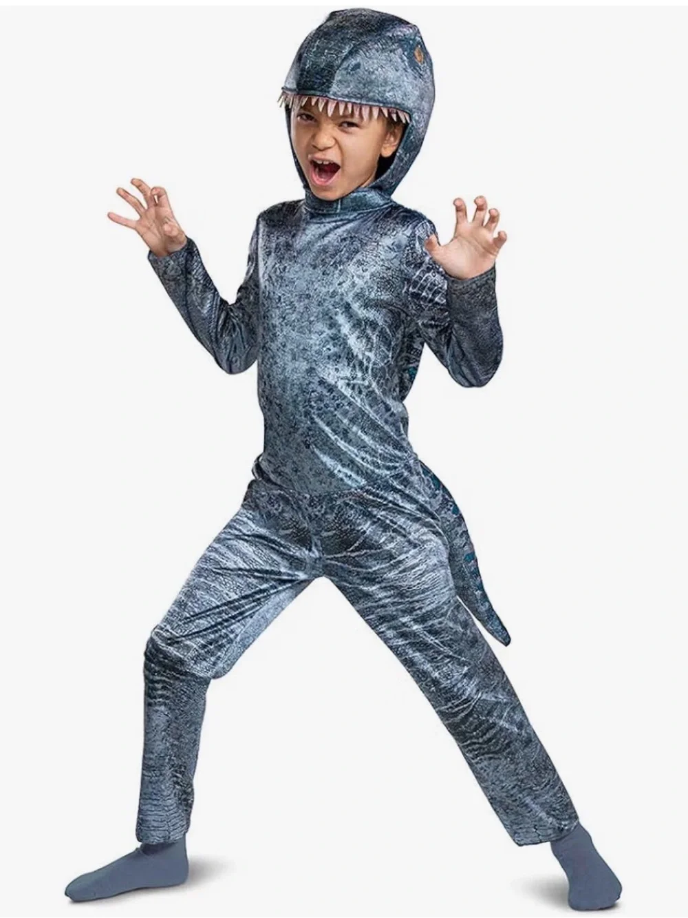 Child Dinosaur Costume - Gray (Size M)